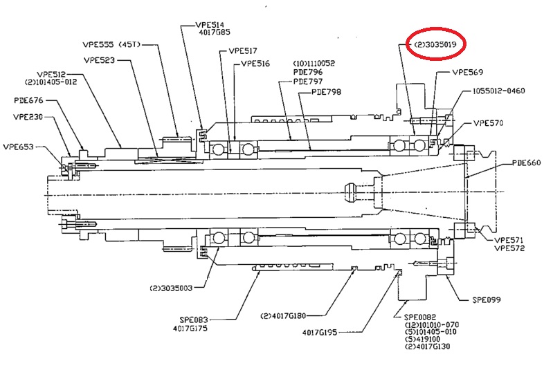 SPINDLE BEARING